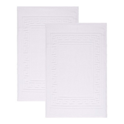 Modern Absorbent Bath Mat (Set of 2), 22" x 35" by Blue Nile Mills