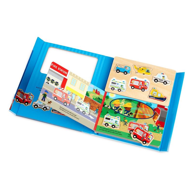 Melissa &#38; Doug Book &#38; Puzzle Play Set: To the Rescue, 1 of 11