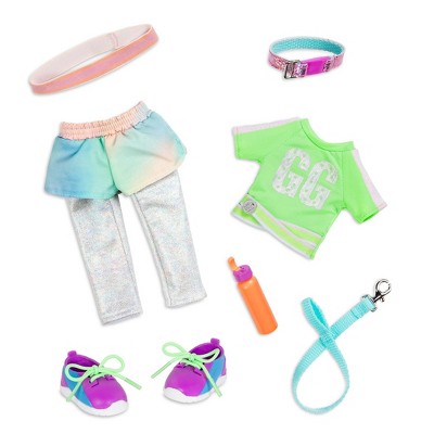 Glitter Girls Let's Go for a Run Dog Walking Outfit for 14" Dolls