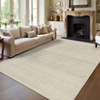 Washable Rugs Area Rugs for Living Room,Bedroom,Dining Room- Large Ultra Soft Faux Wool Retro Carpets - 3 of 4
