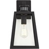 John Timberland Arrington Modern Outdoor Wall Light Fixture Black Dusk to Dawn Motion Sensor 14 3/4" Clear Glass for Post Exterior Barn Deck House - 4 of 4