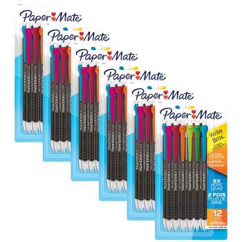 Paper Mate® Write Bros® Mechanical Pencil, 0.7mm, Assorted, 12 Per Pack, 6 Packs