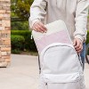 U Brands 14"x9" Ripstop Tech Pouch Sand/Dusty Rose - 2 of 4