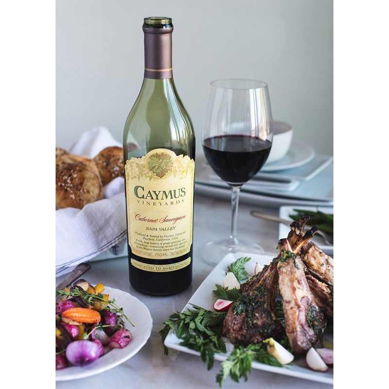 Caymus Vineyards Cabernet Sauvignon Red Wine - 750ml Bottle, 3 of 6
