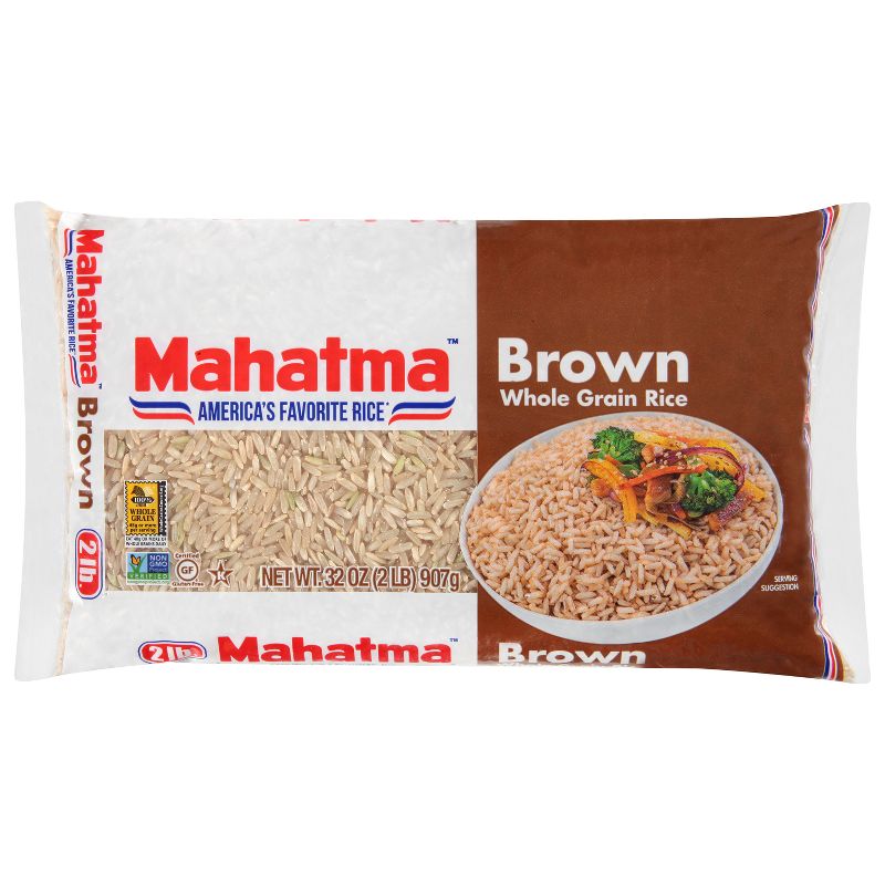 Mahatma Whole Grain Brown Rice - 2lbs, 1 of 8