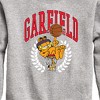 Boys' - Garfield - Basketball Graphic Long Sleeve Fleece Sweatshirt - 2 of 4
