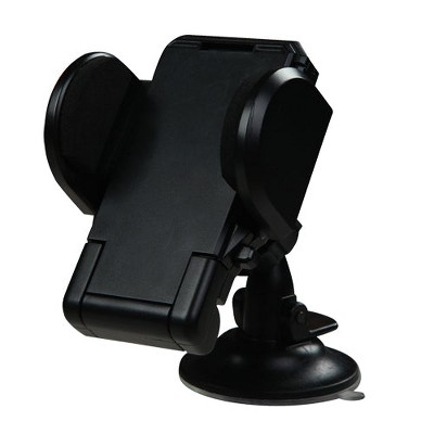 MyBat 2-in-1 Dash & Vent Phone Holder – Black Car Mount - Fits 5.11” Smartphones