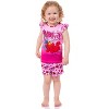 Sesame Street Girls' BFF Elmo Abby Cadabby Sleep Pajama Sleep Set Shorts Pink - image 2 of 4