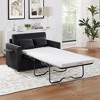 TiramisuBest 47.2" Twin-Size Convertible Sleeper Sofa,Corduroy Loveseat Bed with Side Table, Side Storage Pocket & USB Port for Living,Gray - 4 of 4