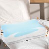 Cheer Collection Cooling Gel Memory Foam Pillow with Washable Cover - White - 3 of 4
