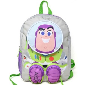 Mochila escolar 3D de nylon de Buzz Lightyear de Disney Toy Story, 16", para niños de 3+ años