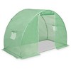 vidaXL Greenhouse Green PE mesh fabric, Galvanized Steel 48.4 square feet - 3 of 4