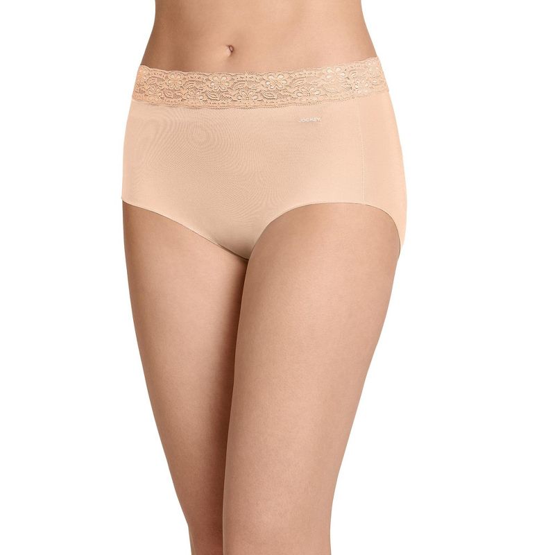 Jockey Women's No Panty Line Promise Tactel Lace Hip Brief, 1 of 2