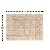 Knightsbridge Summer Tile 220 GSF Non Skid Back Bath Rug 21" x 34" - 2 of 4