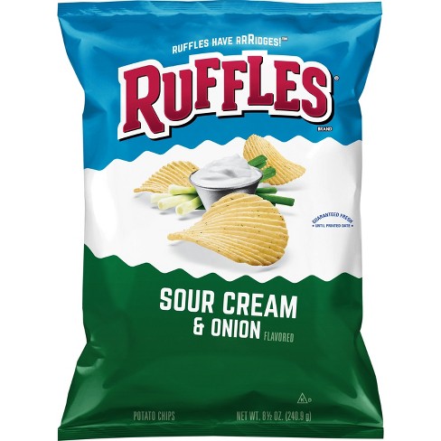 Ruffles Sour Cream And Onion Chips - 8.5oz : Target