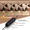 FAAYFIAN Adjustable Candle Warmer Lamp with Timer,Wood Base Metal Shade,Birthday Gifts for Women Mom - 2 of 4