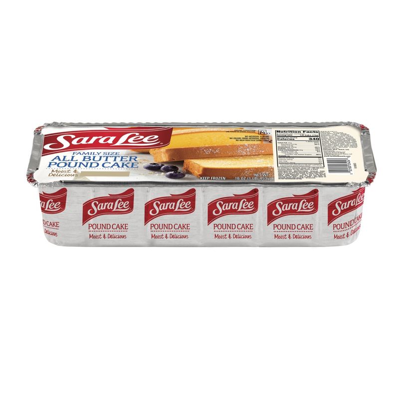Sara Lee Frozen Family Size All Butter Pound Cake - 16oz, 4 of 11