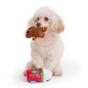 BARK Howly Jowly Holidays Merry Jitterbread Man Food Shaped Plush Dog Toy - 4 of 4