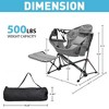 Ainfox Patio Hammock Chair Patio Camping Chair Patio Swing Chair For Indoor Outdoor - 4 of 4