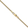 Black Bow Jewelry 1.75mm, 14k Yellow Gold, Solid Parisian Wheat Chain Necklace - 2 of 4