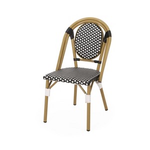 Dexmalle Set of 2 Bamboo Print Finish PE Ratten Patio Chair - 1 of 4