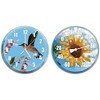 Swim Central Sunflower and Hummingbird Outdoor Thermometer and Wall Clock Set - 12" - 4 of 4