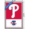 Trends International MLB Philadelphia Phillies - Logo 22 Framed Wall Poster Prints - 3 of 4