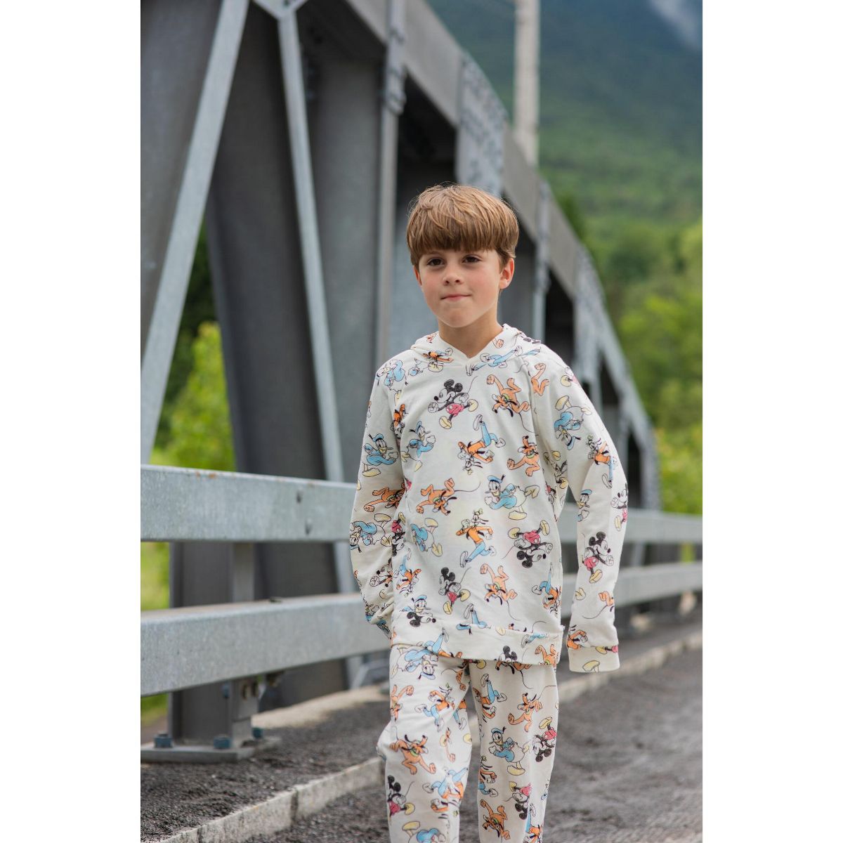 Disney Mickey Mouse Toddler Boys' Fleece 2-Piece Hoodie and Joggers Set - thumbnail 3