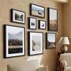 Americanflat 20x24 Picture Frame with Polished Plexiglass - Use as 16x20 Frame with Mat or 20x24 Frame Without Mat - Soho Collection - Black - 2 of 4