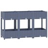 vidaXL Raised Bed 47.2"x15.7"x28" Polypropylene - 2 of 4