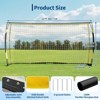 Soccer Rebounder Net & Goal (6/12 x 4/6 Ft), Dual-Function Football Rebound Trainer ¨C Ultra-Responsive Net, Sturdy Steel Frame - 2 of 4