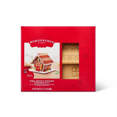 Holiday Pre-Built Gingerbread House Kit - 29.8oz - Wondershop™