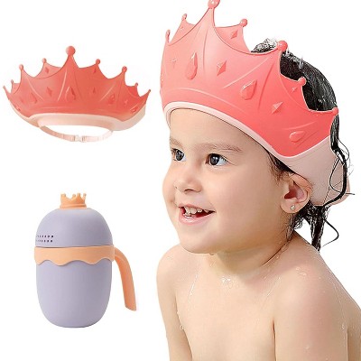 EMIRCEY Toddler Hair Washing Shield with Bath Rinse Cup