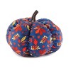 The Lakeside Collection Decorative Harvest Plush Pumpkins - Harvest Leaves Medium - 3 of 3