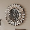 FUFU&GAGA Modern Glam Wall Clock, Glass Decorative Round Timepiece Home Decor - 2 of 4