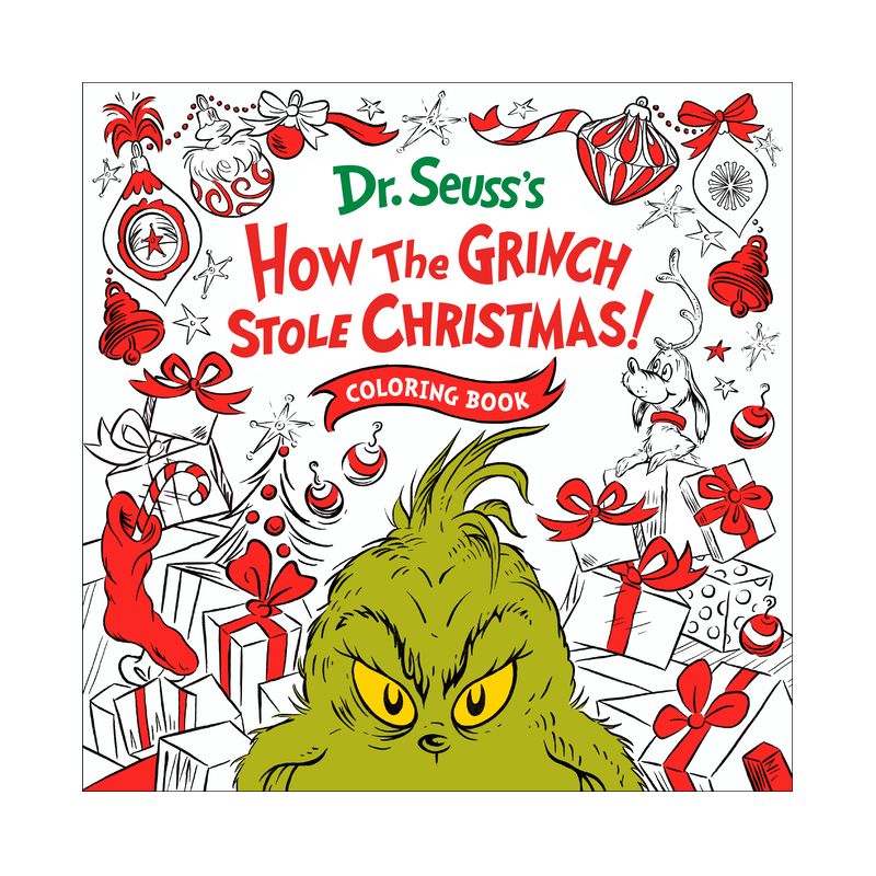 How the Grinch Stole Christmas! Coloring Book - by  Random House (Paperback), 1 of 2