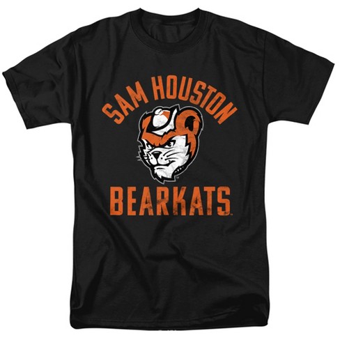 Sam Houston State University Official Bearkats Logo Unisex Adult T-Shirt, Black - image 1 of 4