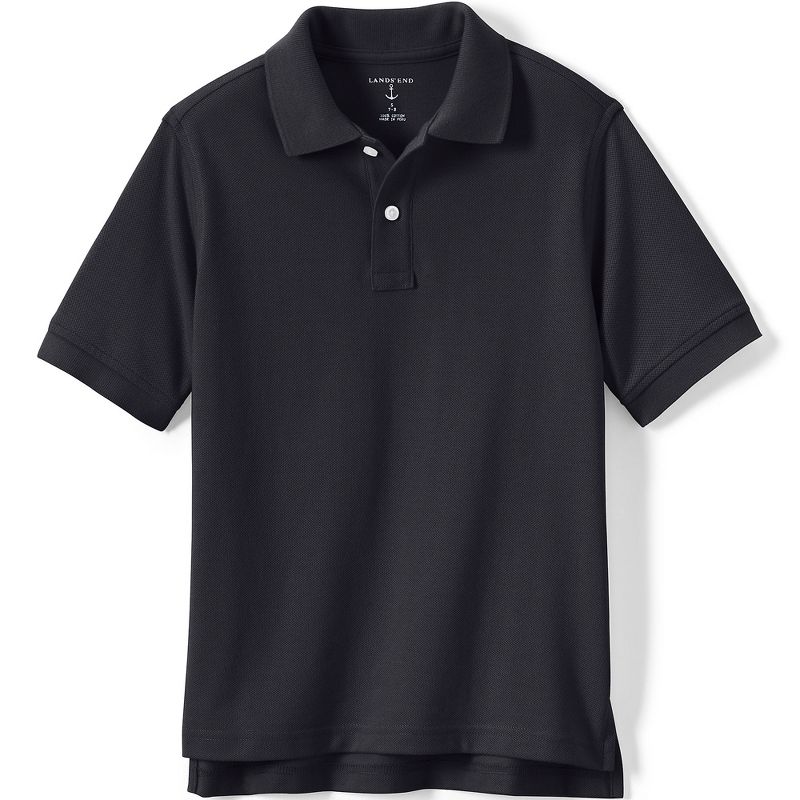 Lands' End School Uniform Kids Short Sleeve Mesh Polo Shirt, 1 of 5