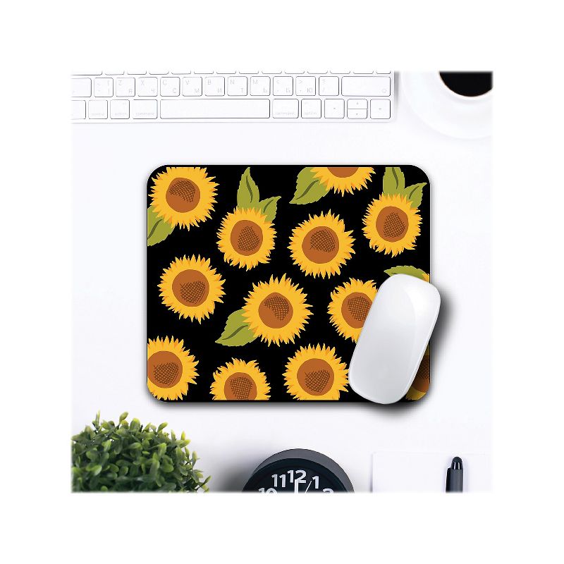 OTM Essentials Sunflowers Mouse Pad Black/Yellow (OP-MH-A02-79), 2 of 3