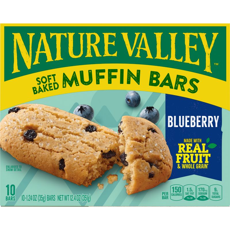 Nature Valley Soft Baked Blueberry Muffin Bars - 10ct/12.4oz, 4 of 10