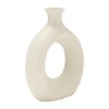Sagebrook Home 10" Dolomite Open Rounded Cut-Out Vase - Contemporary Abstract Ivory/Beige Decorative Table Home Office Decor Accent Flower - 2 of 4