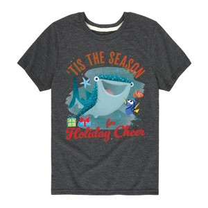 Boys' - Finding Dory - Tis the Season for Holiday Cheer Short Sleeve Graphic T-Shirt - 1 of 3