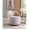CAVINAS 360 Degree Swivel Chairs, Fabric Barrel Chair, Swivel Accent Chair, Single Sofa Chair, Round Armchair for Living Room, Bedroom - 4 of 4