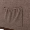 CAVINAS 20" Modern Rocking Chair Linen Accent Chairs with Side Pockets&High Back for Living Room,Nursery Glider Accent Chair,300lbs Max - 4 of 4