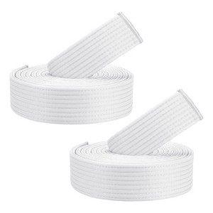 Unique Bargains Coach Teaching Practice Martial Arts Taekwondo Belts 2 Pcs - 1 of 4