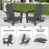Hyleory HDPE Outdoor Folding Chair with Cloud-Shaped Backrest, Portable Patio Seating - 3 of 4