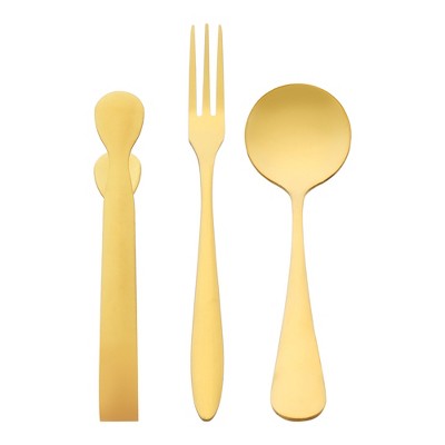 REGALWOVEN Stainless Steel Mirror Polished Silverware Set Flatware 12 Piece