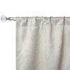 Modern Geometric Waves Room Darkening Semi-Blackout Curtains, Set of 2 by Blue Nile Mills - 2 of 4