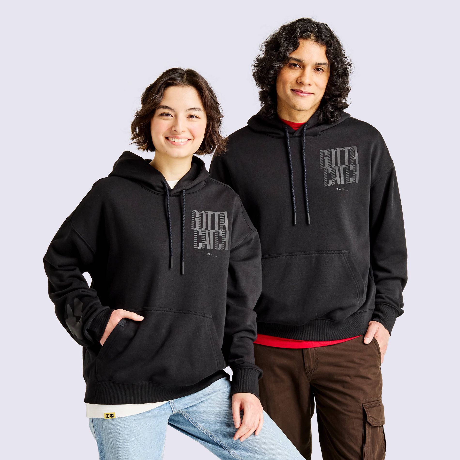 Adult Hooded Sweatshirt Black - Pokémon x Target L