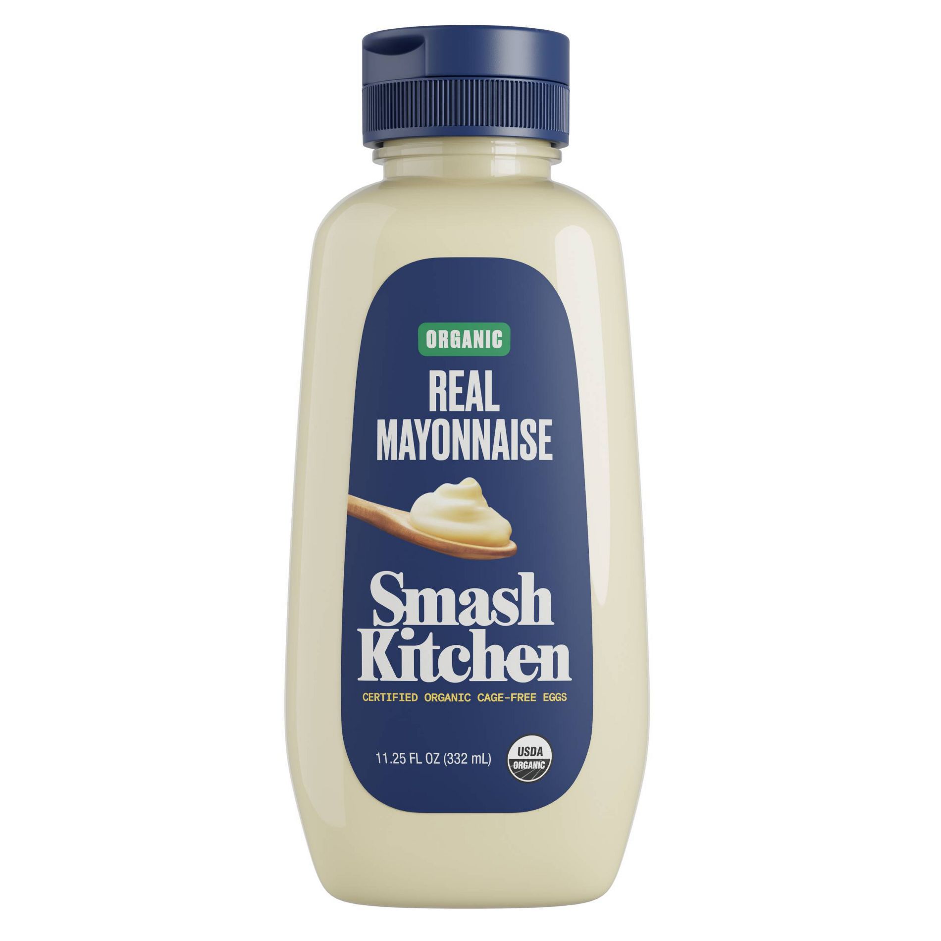 Smash Kitchen Organic Mayonnaise Made with Cage Free Eggs - 11.25 fl oz